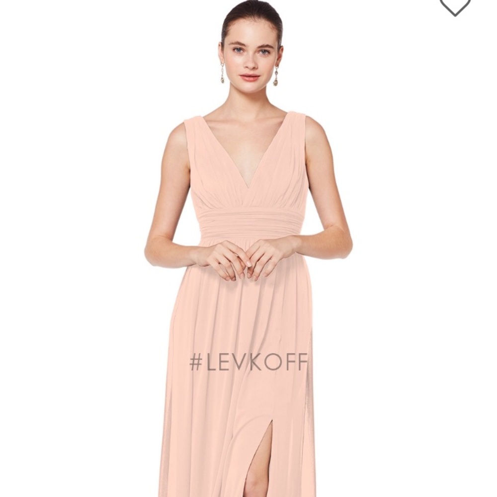Bill Levkoff Chiffon Bridesmaid Dress